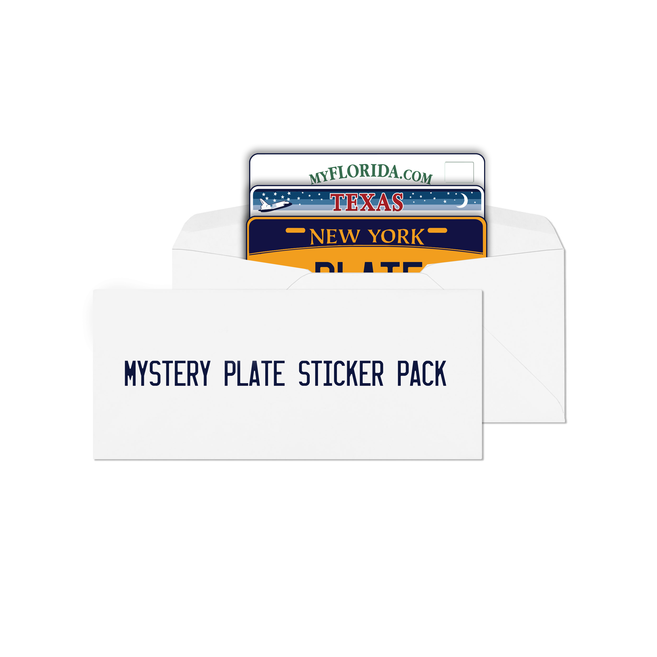 MYSTERY PLATE STICKER PACK